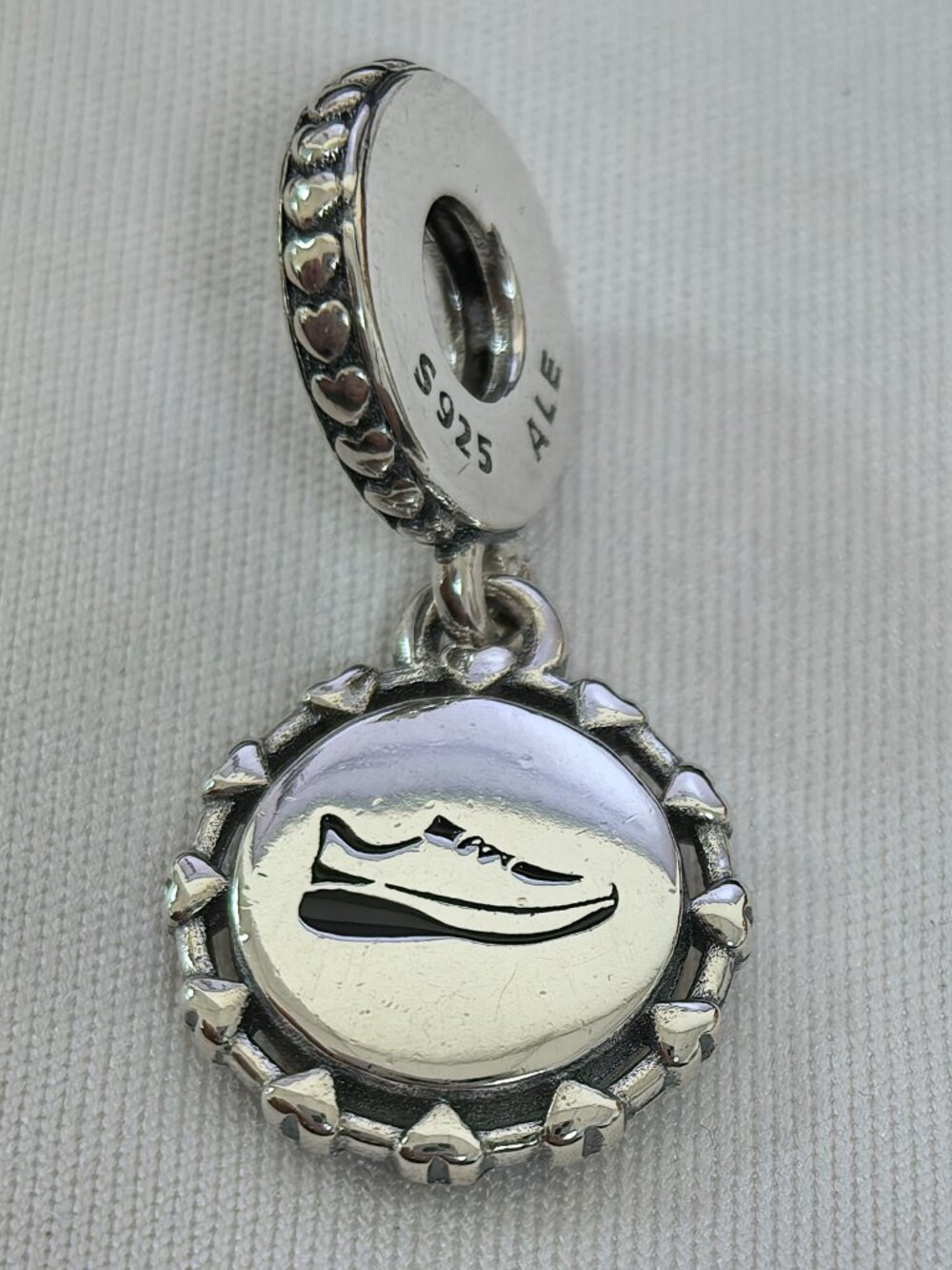 Pandora Sneaker Exclusive Dangle Charm Pendant, S925 Silver Jewelry